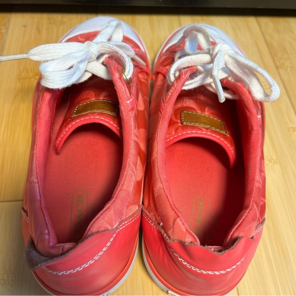 Coach Barrett Women Pink Sneakers Size 8B - Picture 5 of 10